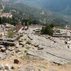 Theatre at Delphie and Temple of Apollo