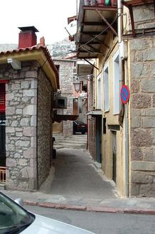 Delphi Greece Alley