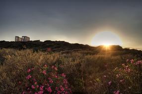 Sounion Sunset Peak with Temple